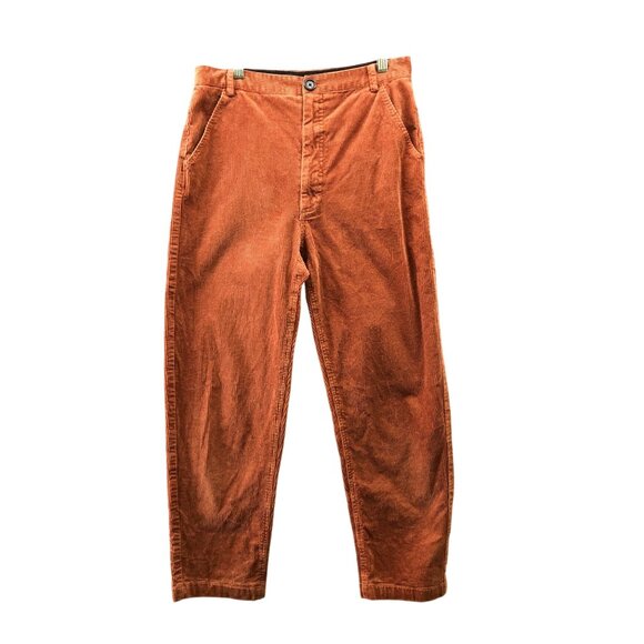 Rachel Comey Pseudo Corduroy Pant Womens 6 Chestnut Tan Brown High Rise Straight - Picture 1 of 12